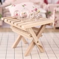 thumbnail image 3 of Trayknick 1:12 Folding Table Handicraft DIY Mini Mini Furniture Beach Folding Table for Kids, 3 of 12