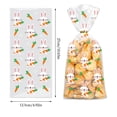 thumbnail image 3 of POLISE Spaces Easter Treat Bags Bulk 100 Ct, 10.6x4.9 Inch Cellophane Candy Bags with Ties, Festive Chick Rabbit & Egg Design for Holiday Party Favors, Gift Wrapping, and Spring Event Goodie Bags, 3 of 6