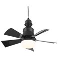 thumbnail image 3 of Ventiladores de techo con tornillo y luz, control remoto, base E26, ventilador de techo pequeño regulable, 3 of 9