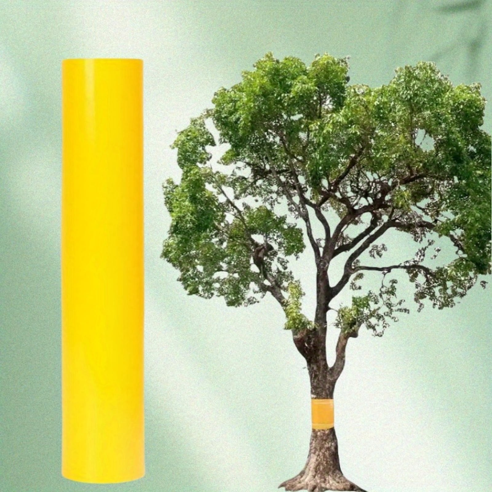 Pest Control Tape, Sticky Insect Traps for Trees with 10m Long & 10in Wide Roll, for Garden, Orchard, Home Plant Protection - Non-Toxic Bug Adhesive Tape for Aphids, Ants, Moths & Other Crawling Inse