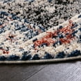 thumbnail image 7 of Unique Loom Tucson Collection Area Rug - Tubac (8' x 10' Oval Blue/Black), 7 of 7