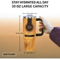 thumbnail image 3 of 30 Oz Guitar Tumbler with Handle and Straw Music Guitar Coffee Travel Mug Cup, Unique Music Guitar Gifts for Men Guitar Players Teens Women, Christmas Birthday Gifts for Music Lovers, Friends, 3 of 7