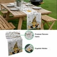 thumbnail image 5 of Yellow Gnomes Table Runner - 36 Inch Long, Kitchen Dining Table Runner Dresser Scarves, Spring Floral Bees Daisy Branches Wooden Farmhouse Decor for Coffee Tables Wedding Party Banquet, 5 of 8