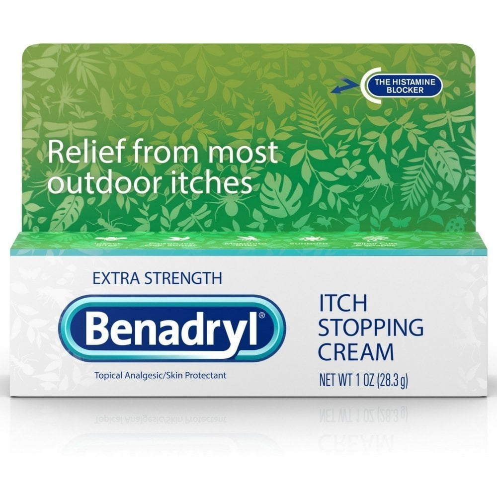 Benadryl Itch Stopping Cream Extra Strength 1 oz (Pack of 3) Walmart