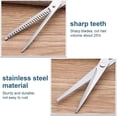 thumbnail image 2 of Juego de 3 tijeras profesionales para cortar el cabello con tijeras de entresacar y peine para uso en salones de belleza y en casa., 2 of 5
