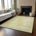 thumbnail image 6 of Addison Rugs Mayfield Washable Transitional Abstract Gold Rectangle Rug, 8' x 10', 6 of 6