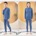 thumbnail image 5 of Tqyyweavej 2 Piece Set for Boys and Girls Thermal Underwear for Kids, Boys Long Sleeve Base Layer Thermals Top and Bottom Set, 5 of 5