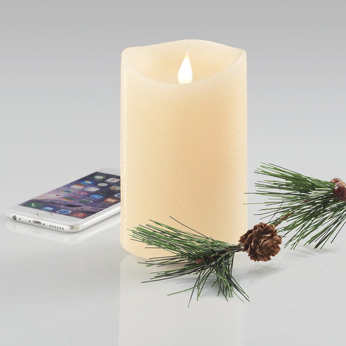 LED Wax Candle with Built-In Bluetooth Speaker Walmart.com