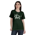 thumbnail image 1 of Inkmeso T-Shirt en Coton Col Rond Femme "I Got The Shot" Drôle pro-Vaccin, 1 of 8