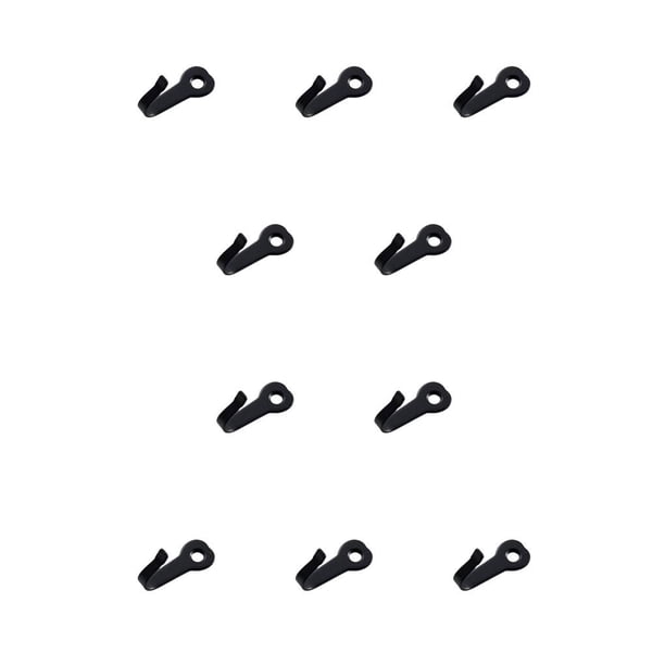 gancho para llaves Speravity miniperchas pulidas 10 piezas Rocíe negro