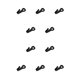 thumbnail image 1 of gancho para llaves Speravity miniperchas pulidas 10 piezas Rocíe negro, 1 of 6