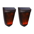 thumbnail image 2 of 2Pcs LED Flame Lamps Flickering IP64 Waterproof Yard Street Soledad luces de pared al aire libre, 2 of 10