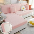 thumbnail image 1 of ViLaViDeca Sofa Covers Couch Covers For Sectional Sofa 2025 Couch Cushion Covers Sofa Covers Soothing Home Sofa Covers Washable Stretch Slipcovers, L Pink, 1 of 5