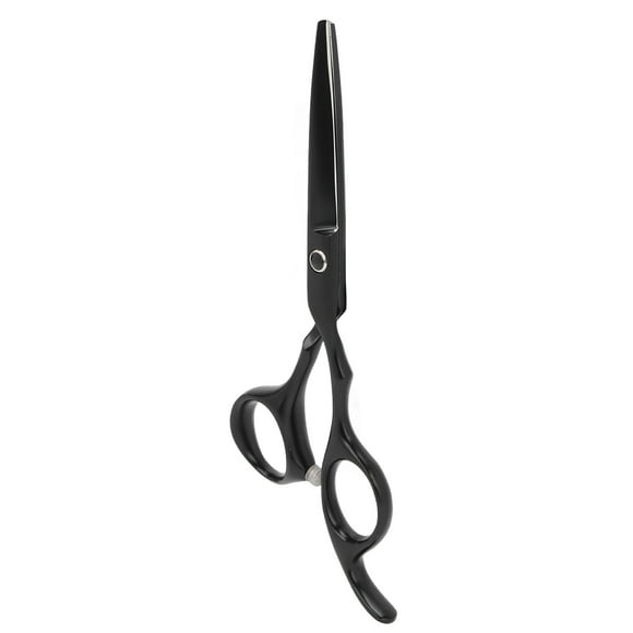 Barber Shears, Lightweight Hair Scissors 5inch Practical Stainless Steel For Barber Shop Black