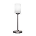 thumbnail image 1 of Toltec 53-GP-310 Luna Accent Table Lamp Shown In Graphite Finish With 4" White Muslin Glass, 1 of 1