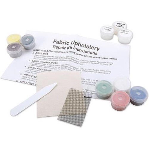 Kit 7 Fiber Colors 2 Fabric Adhesives For Damaged Fabric Spot (30-475)