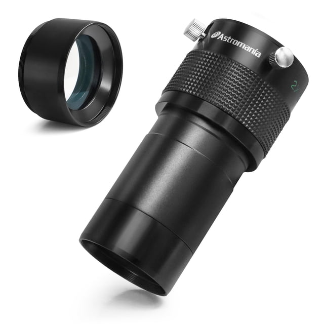 Lente Barlow Astromania, 2 x 2 pulgadas, cristal ED totalmente multicapa