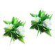 thumbnail image 4 of 5 piezas de falda de baile con guirnalda de hojas verdes para decoración de fiesta (falda de hojas extragrande verde para adultos, guirnalda), 4 of 7