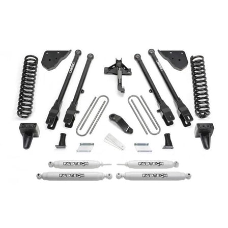 Fabtech F37-K2409 4 x 4 in. 4 Link Front & Rear Suspension Lift Kit