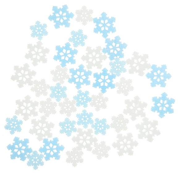 GAXIRE 80 Pieces Small Snowflake Charms in Assorted Colors for Winter Festival Crafting and Holiday Decorations