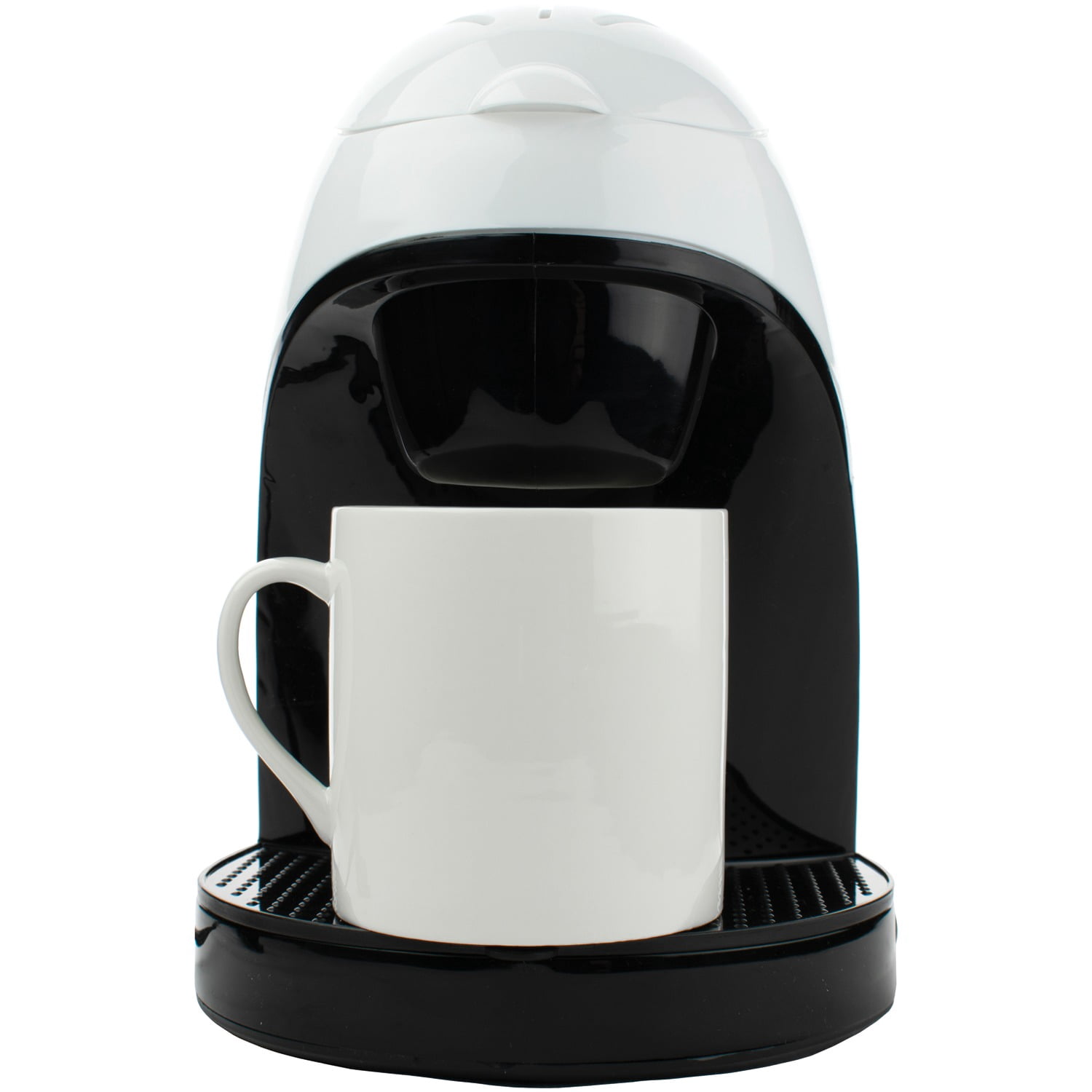Brentwood Single-Serve Drip Coffee Maker with Ceramic Mug (White), TS-112WPT