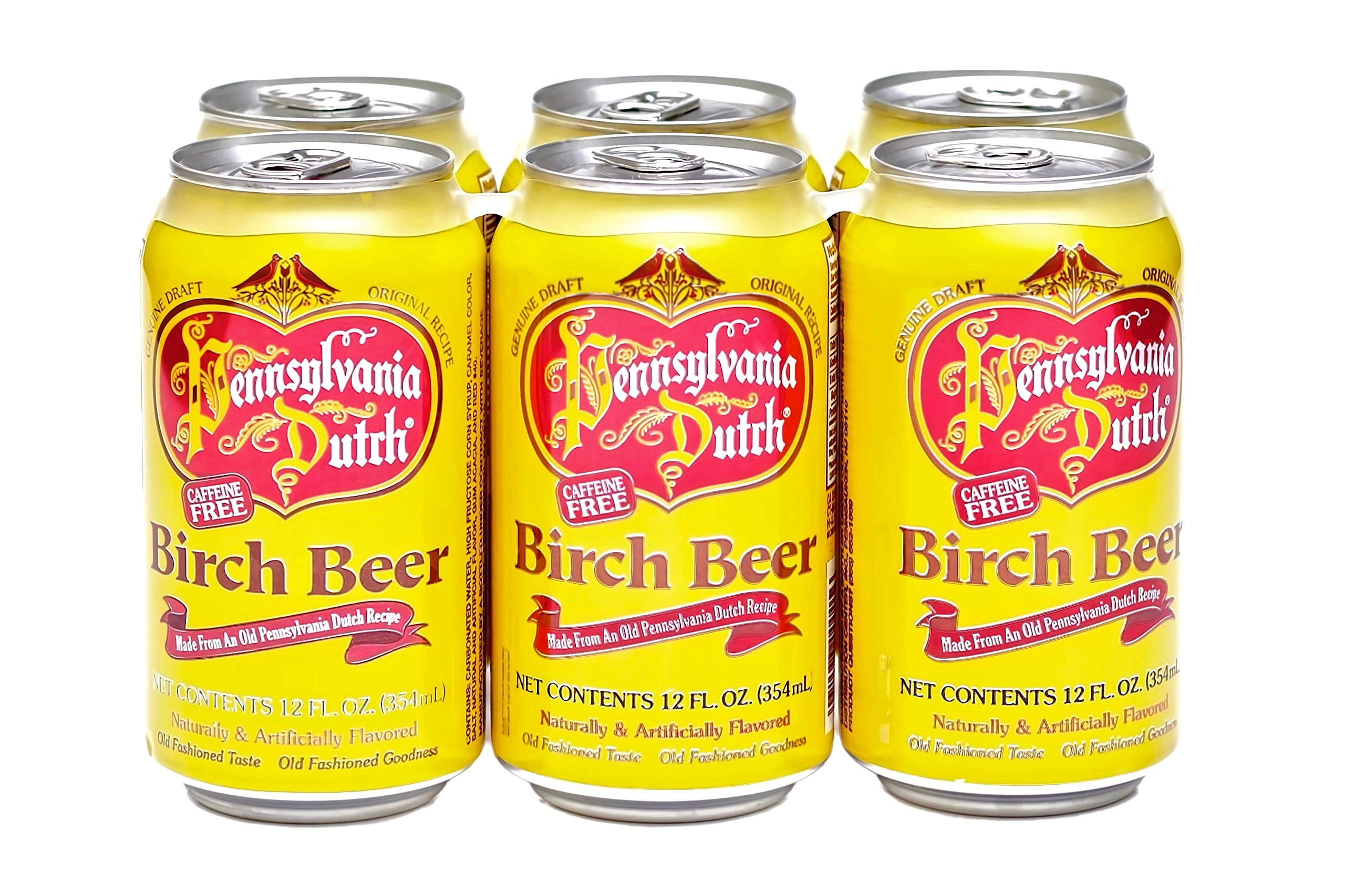 Pennsylvania Dutch Birch Beer, 12 Oz. Cans 24 Pack