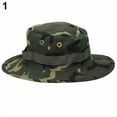 thumbnail image 2 of Walbest Outdoor Military Sun Hat, Adjustable Draw Rope Fishing Hat Sun Protection Summer Boonie for Man and Women Breathable Bucket Hat for Travel Hiking, 2 of 7