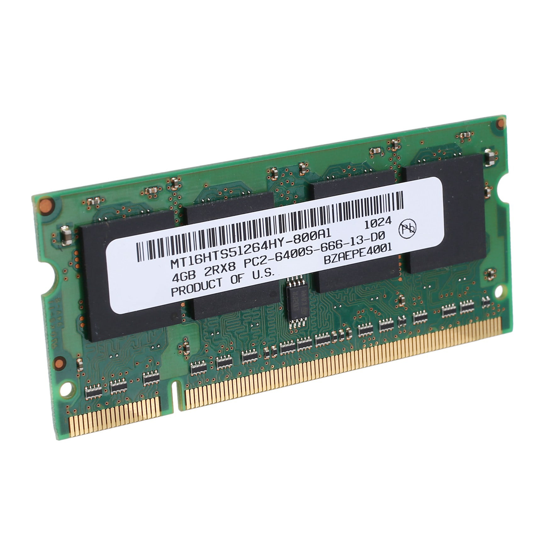 4X（4GB DDR2 Laptop Ram 800Mhz 6400 2RX8 200 for Intel AMD Memory） - Walmart.com