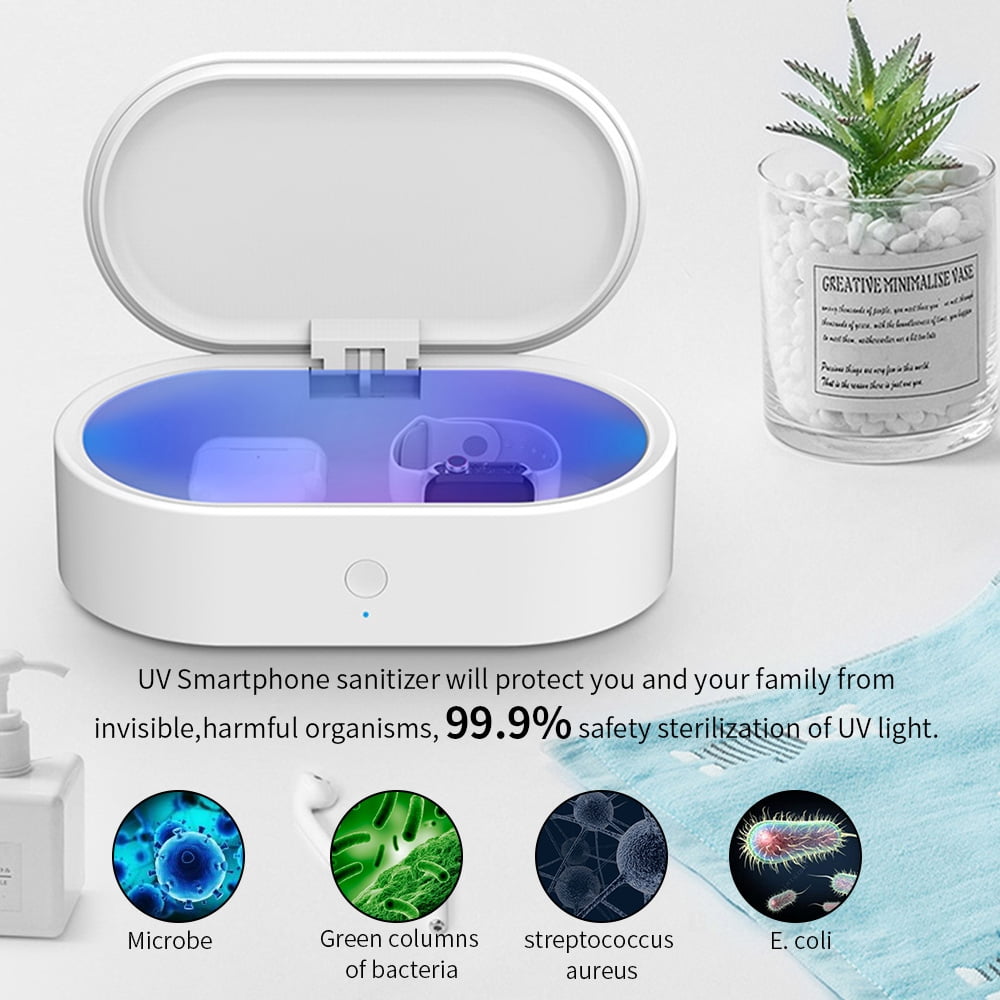 WiseWater UV Phone Sanitizer with Wireless Charging Function, Multi