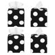 thumbnail image 2 of Fotbe Black and White Polka Dot Porta Pañuelos Decorativo de Cuero, Caja Cuadrada Moderna para Pañuelos Faciales, Organizador y Dispensador 5x5x5'', 2 of 7
