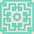 thumbnail image 2 of Vess, June Erica 15x15 Black Ornate Wood Framed with Double Matting Museum Art Print Titled - Maze Motif IV, 2 of 4