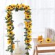 thumbnail image 5 of Guirnalda artificial de girasoles BLEUM CADE de 30 pies con mariposa x4, 5 of 7