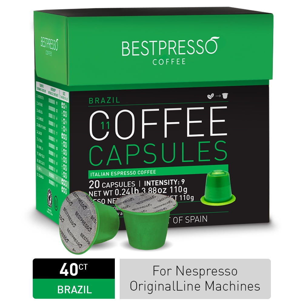 Bestpresso Coffee For Nespresso OriginalLine Machines, Single Origin