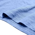 thumbnail image 2 of Previn Men's 2025 Blouse Casual Henley Shirt Comfy Henley Crew Neck Button Spring Home Cotton Long Sleeve Top Blue Medium, 2 of 5