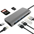 thumbnail image 4 of axGear Type C to HDMI Adapter USB-C 3.1 Dongle Hub PD USB 3.0 Hub RJ45 Lan Ethernet, 4 of 8