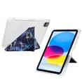 thumbnail image 2 of Case for iPad Pro 11 inch Case 2024 5th Gen(M4) Case Drawing Pattern Y-Fold Standing Case Clear Back with Landscape Portrait Mode Pencil Holder & Auto Sleep, 2 of 10