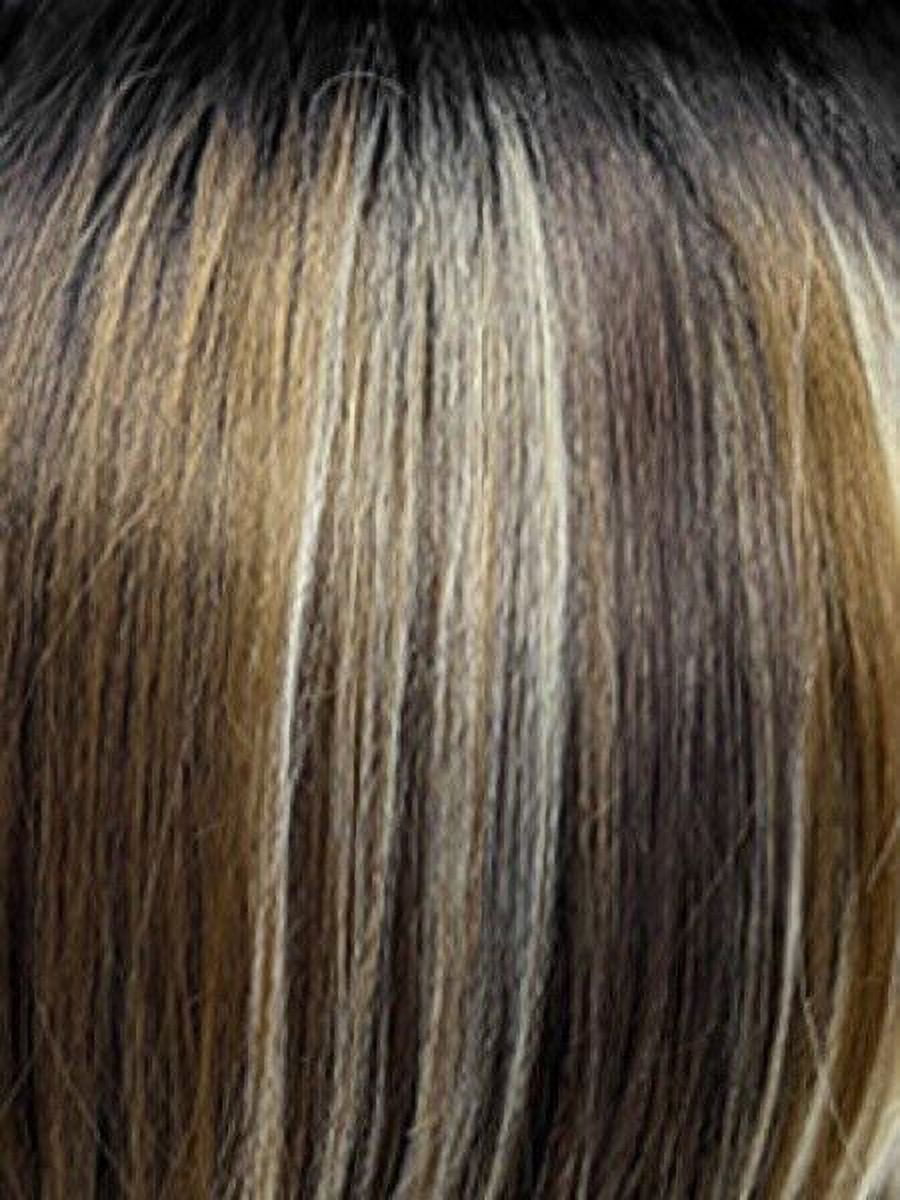 Mane Concept Brown Sugar Human Hair Blend HD Lace Front Wig - BSHC232 ORLENA (ST1B/BROWNBALAYAGE)