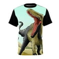 thumbnail image 2 of Angry Dinosaur Screamer Abstract Printed Unisex AOP Cut & Sew Tee, 2 of 7