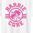 thumbnail image 3 of Barbie - Barbiecore Collegiate - Women's Short Sleeve Graphic T-Shirt, 3 of 5
