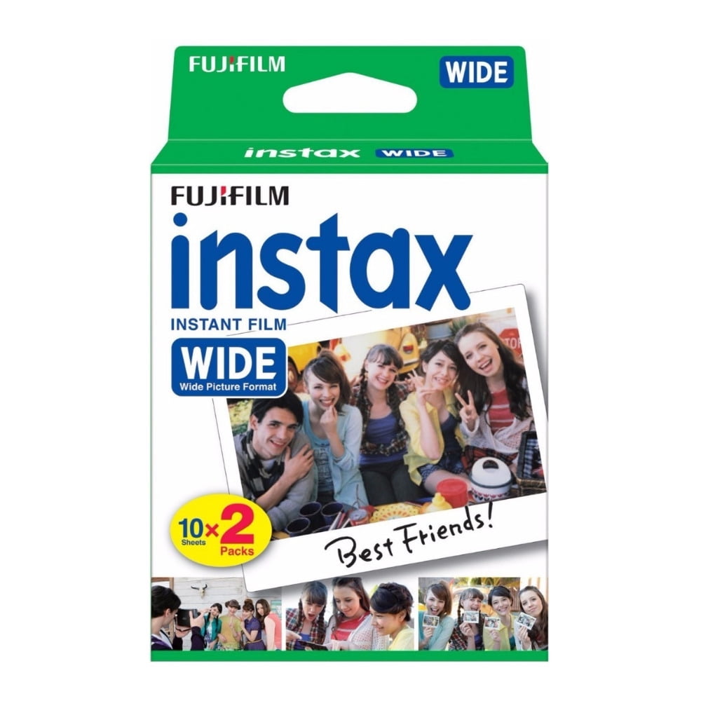 Instax Film for Instax Wide Camera and Printer (2-Pack) -