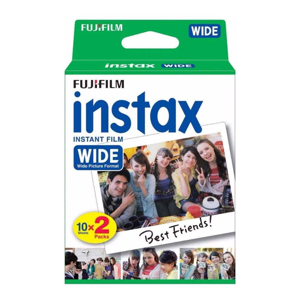 Fujifilm Instax Wide Picture Instant Film, 20 Exposures, 5 Pack