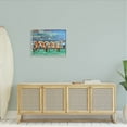 thumbnail image 2 of Beach Dock Women Summer Fun Coastal Painting Gray Framed Art Print Wall Art, 2 of 7