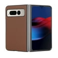 thumbnail image 3 of for Google Pixel Fold Case with Carbon Fibre Texture, Shockproof Drop Proof Lightweight Protective Slim Case Support Wireless Charging for Google Pixel Fold,Brown, 3 of 5