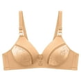 thumbnail image 4 of Amidoa No Underwire Women Bras Plus Size Push up Large Bust Lace Bras Womens Bralettes 42c, 4 of 8