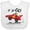 AA-White, variant on Inktastic Go Go Go Red Racing Car Boys or Girls Baby Bib