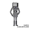 thumbnail image 2 of Hombre de inodoro MOC Bloques de construcción Titán TV Hombre Muñecas Monstruo Puzzle Spider Sound Man, para los fans Idea de regalo, 2 of 10