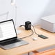 thumbnail image 3 of Estación de carga Baseus 3 AC, USB A, Cable retráctil USB-C 65W, 3 of 4