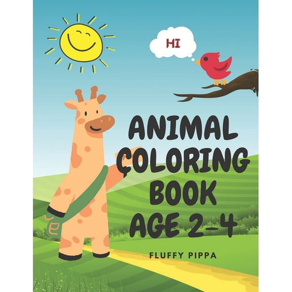 Animals Coloring Book: Incredibly Coloring Books, Cute and Lovable Animals, Kids Coloring Books, for Boys & Girls, Anima, (Paperback)