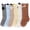 Multicolor, variant on 6 Pairs Cartoon Animal Non-Slip Baby Socks, Toddler Anti-SBoys Girls Cotton Grip Socks, Infant Walking Safety Floor Socks for Newborns, 6-Pack, Multicolor, Size S