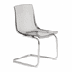 thumbnail image 1 of Silla Acrilica Transparente Cantilever Cromada Amobelli, 1 of 5